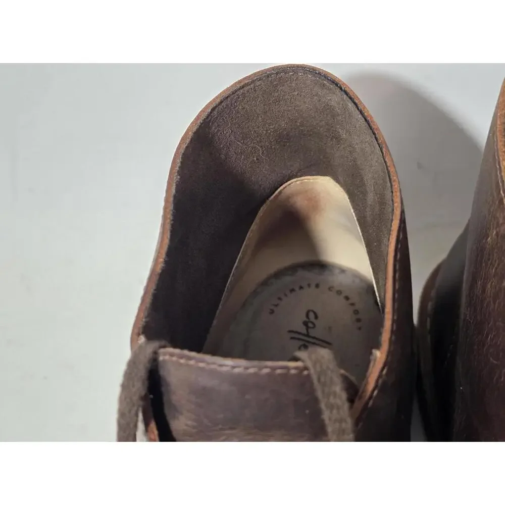 Clarks desert busacre boots chukka shoes oiled leather chuka 11 W